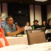 Participants speak during a roundtable discussion at NWAL's Climate Resilience Workshop held in Reno, NV, May 9, 2017.