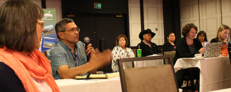 Participants speak during a roundtable discussion at NWAL's Climate Resilience Workshop held in Reno, NV, May 9, 2017.