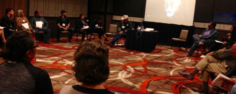 During the traditional knowledge breakout session, panelist Kapuna Kalani Souza joined the conversation via Skype.