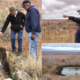 Navajo FRTEP agent Grey Ferrell and Co-PD Trent Teegerstrom inspecting springs near Tuba City