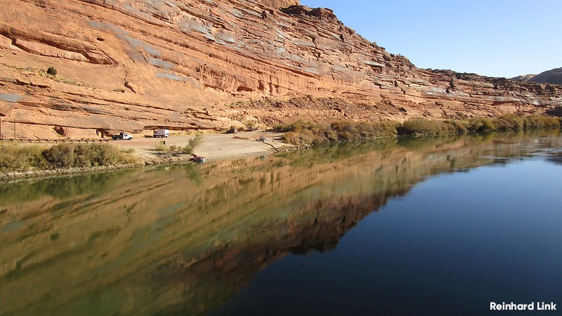 River scene in Moab, Utah